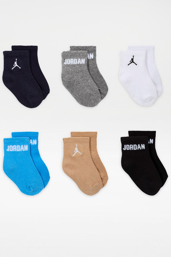 Confezione di sei calzini per bambini - multicolore