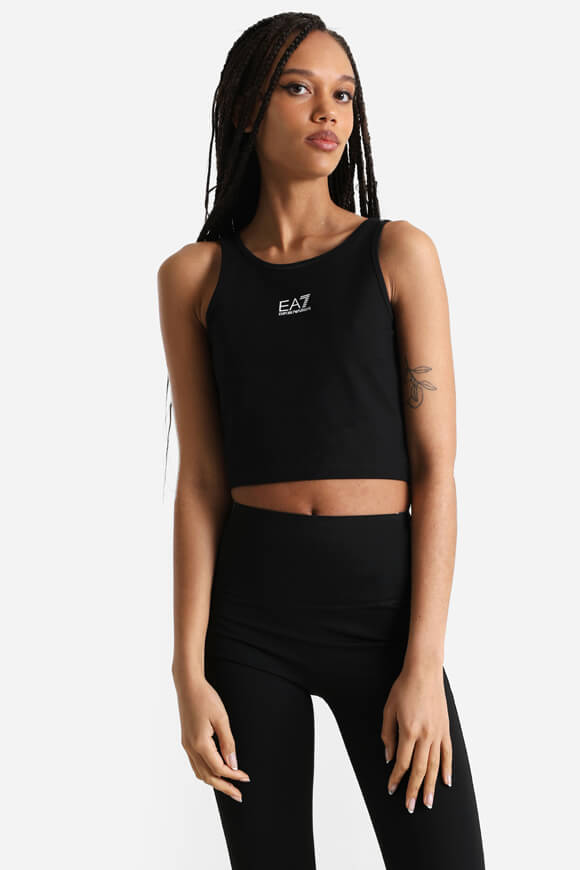 Crop tank top - Black