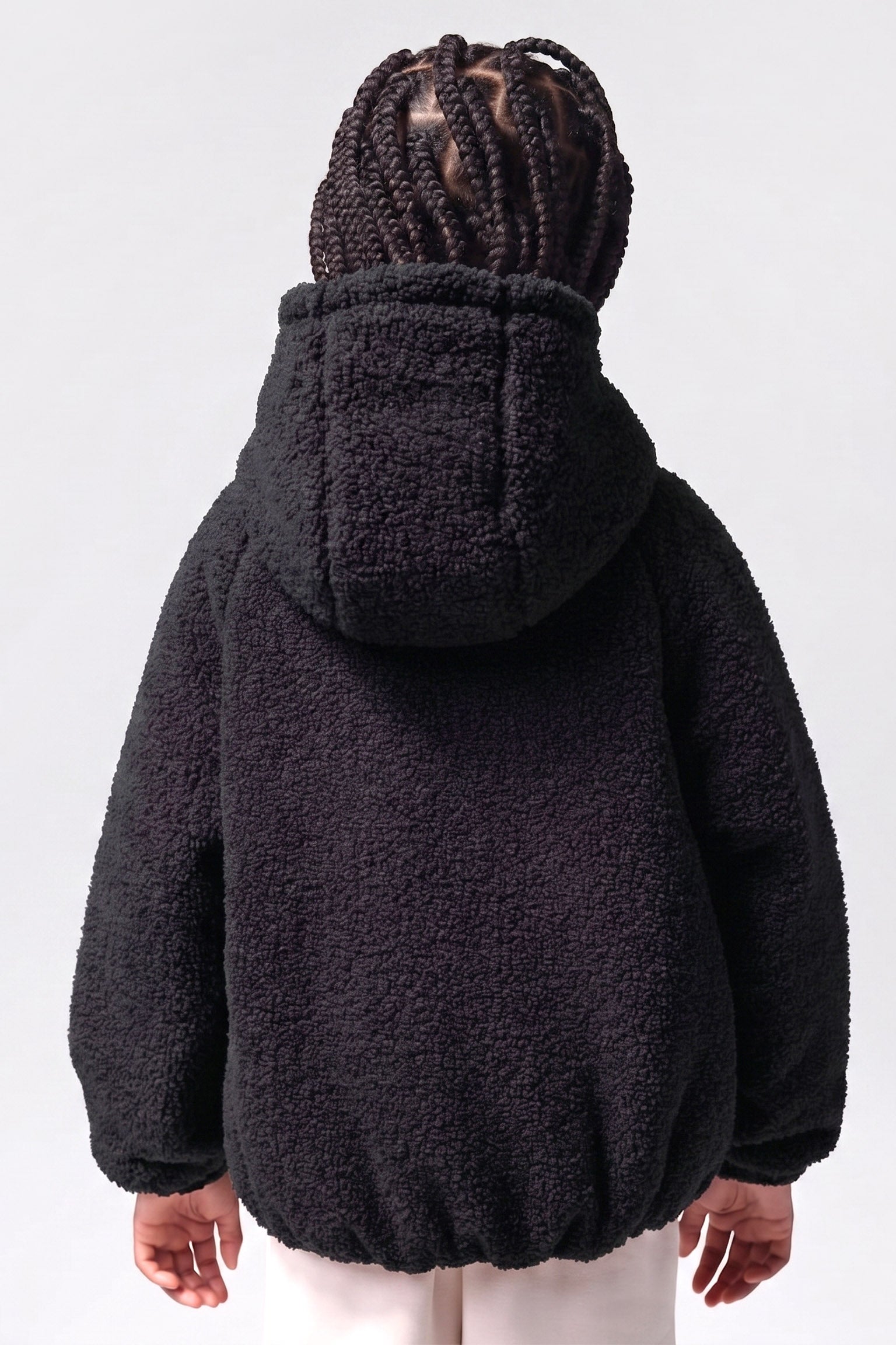 Giacca in sherpa - Black