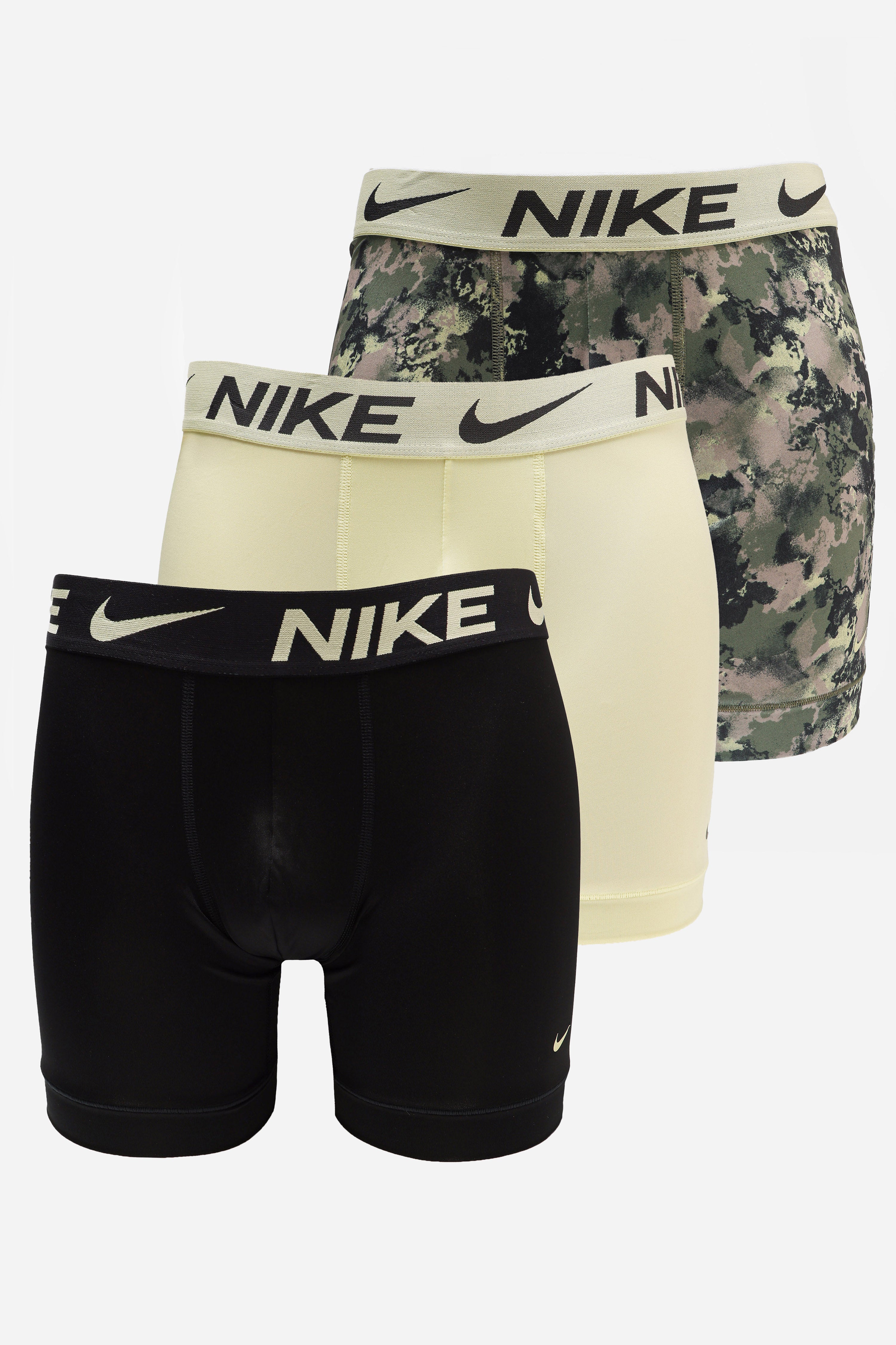 Dreierpack Boxershorts - Silver Sage Tech + Life Lime + Black