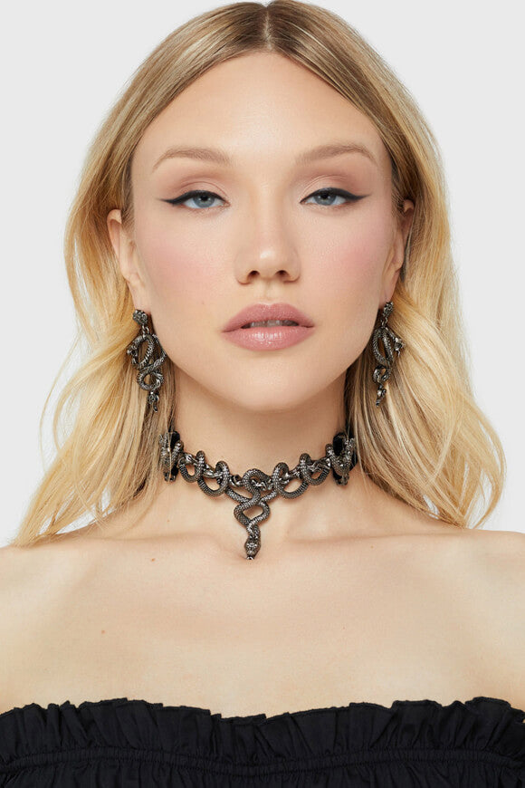 Collier ras de cou - Gunmetal