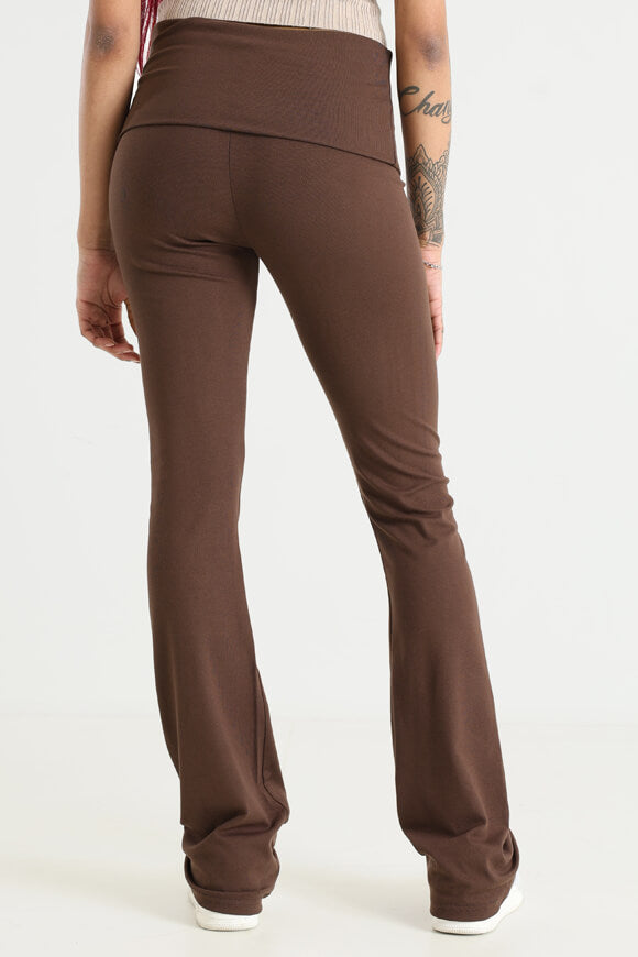 Leggings svasati - marrone scuro