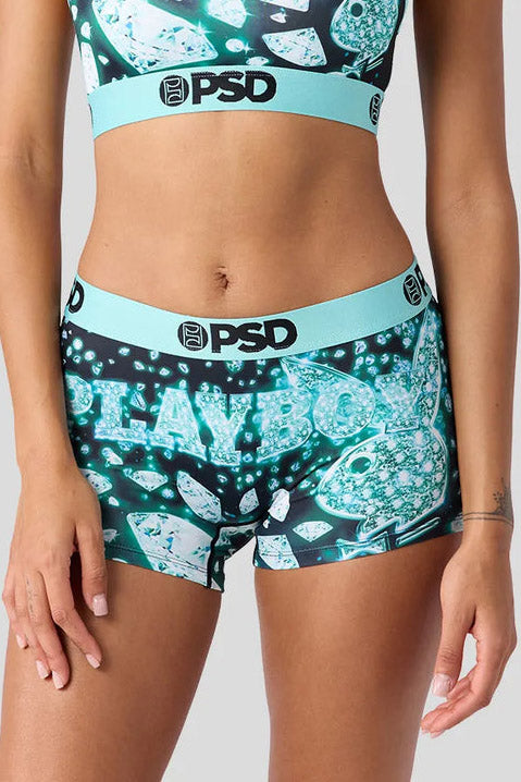 Playboy Panty - Blue/Green