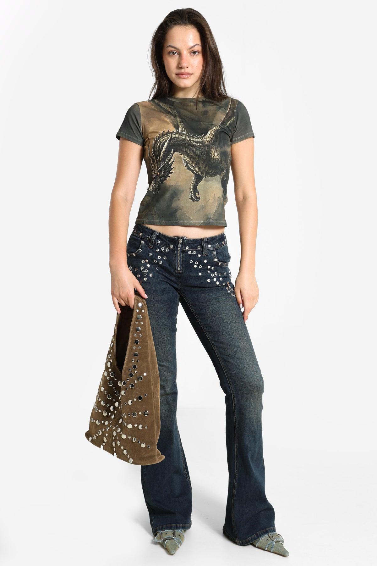 T-Shirt - Green + Brun