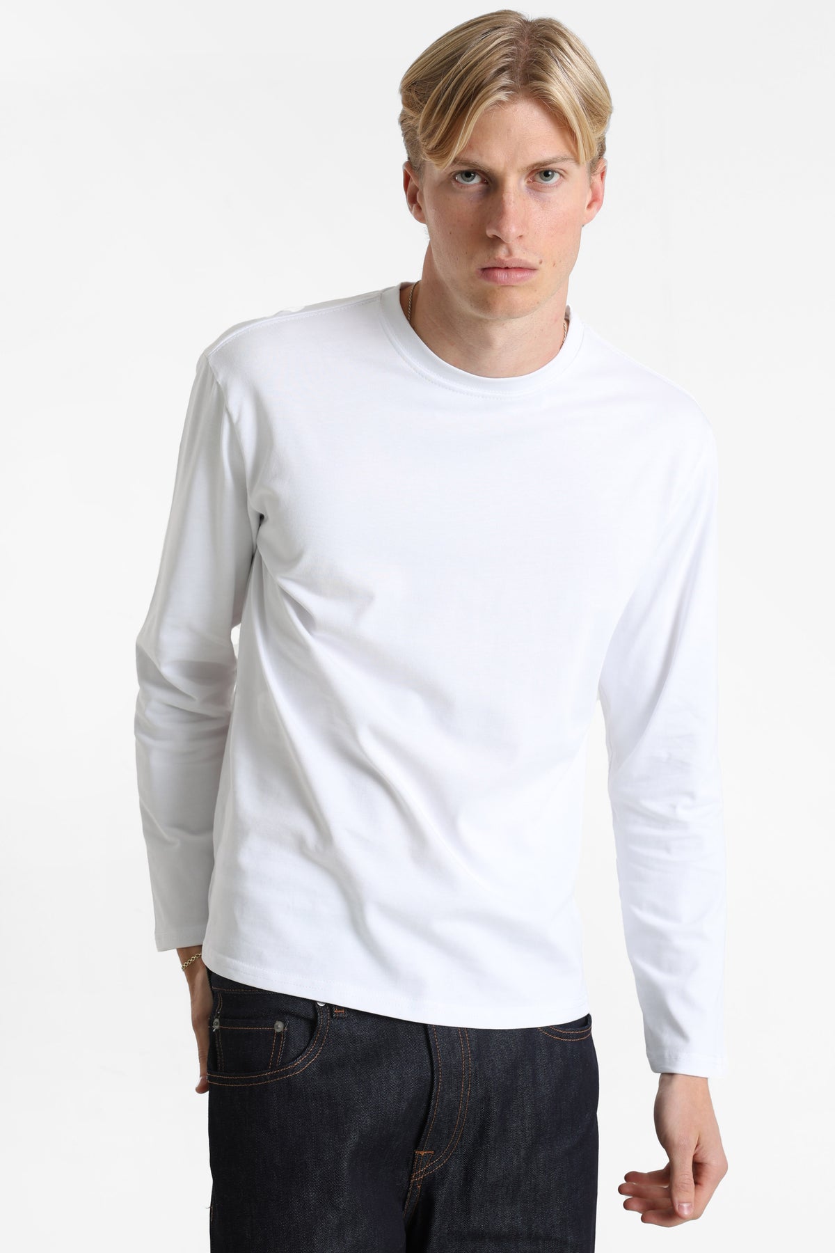 Camicia maniche lunghe - White