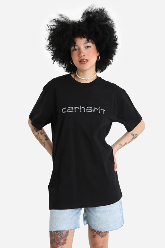 Rivet Script T-Shirt - Black