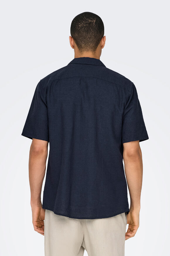 ONSCAIDEN chemise en lin - Night Sky