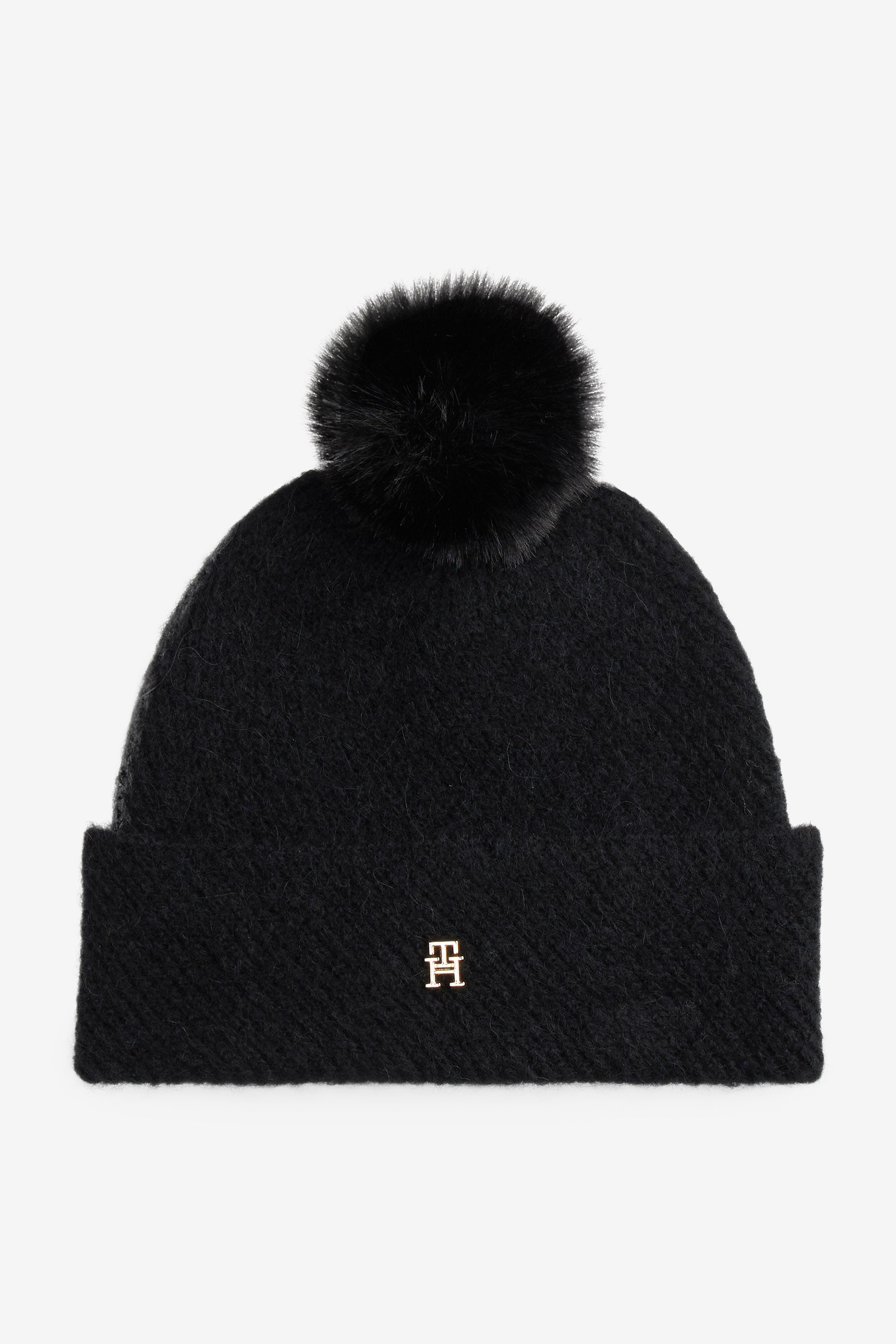 Bonnet à pompon - Black