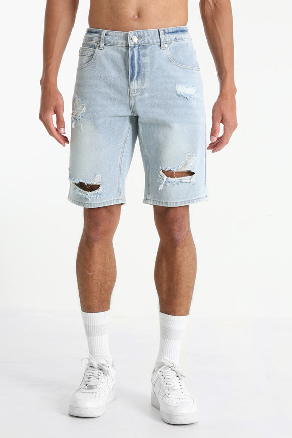 Short en jean - Denim bleu clair