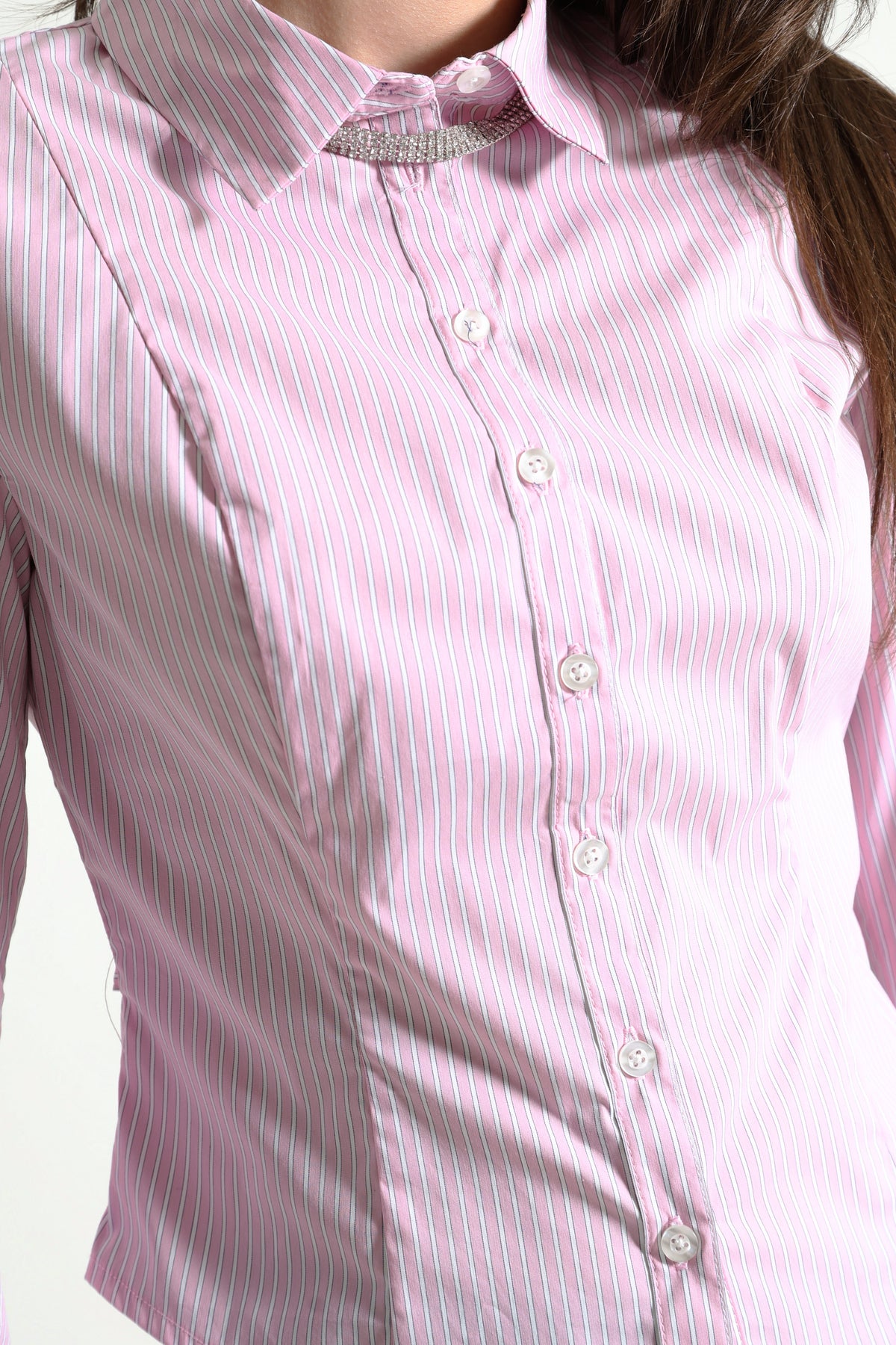 Camicia - Rosa + Bianco