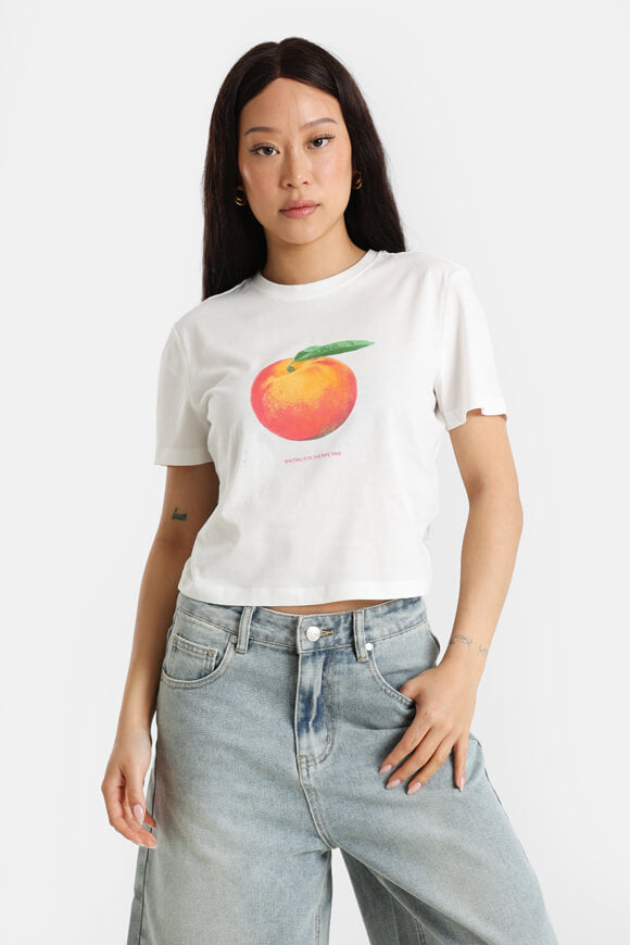 Maglietta ONLKELLY Crop - Cloud Dancer