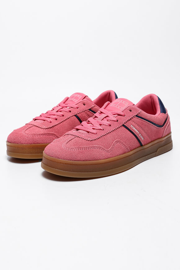 The Greenwich Suede Sneaker - Preppy Pink