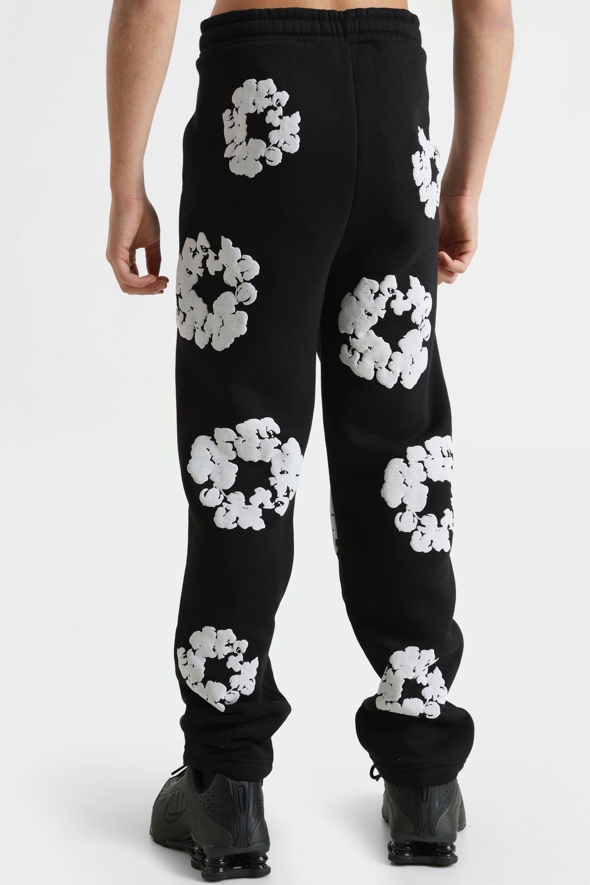 Pantalon en sweat - Black + White