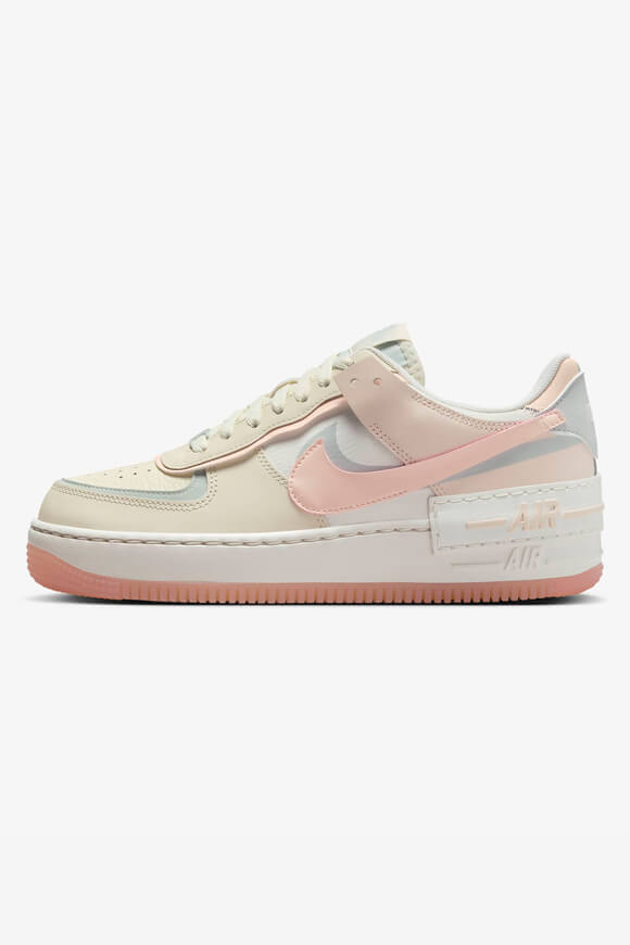 Air Force 1 Shadow Sneaker - Coconut Milk + Crimson Tint
