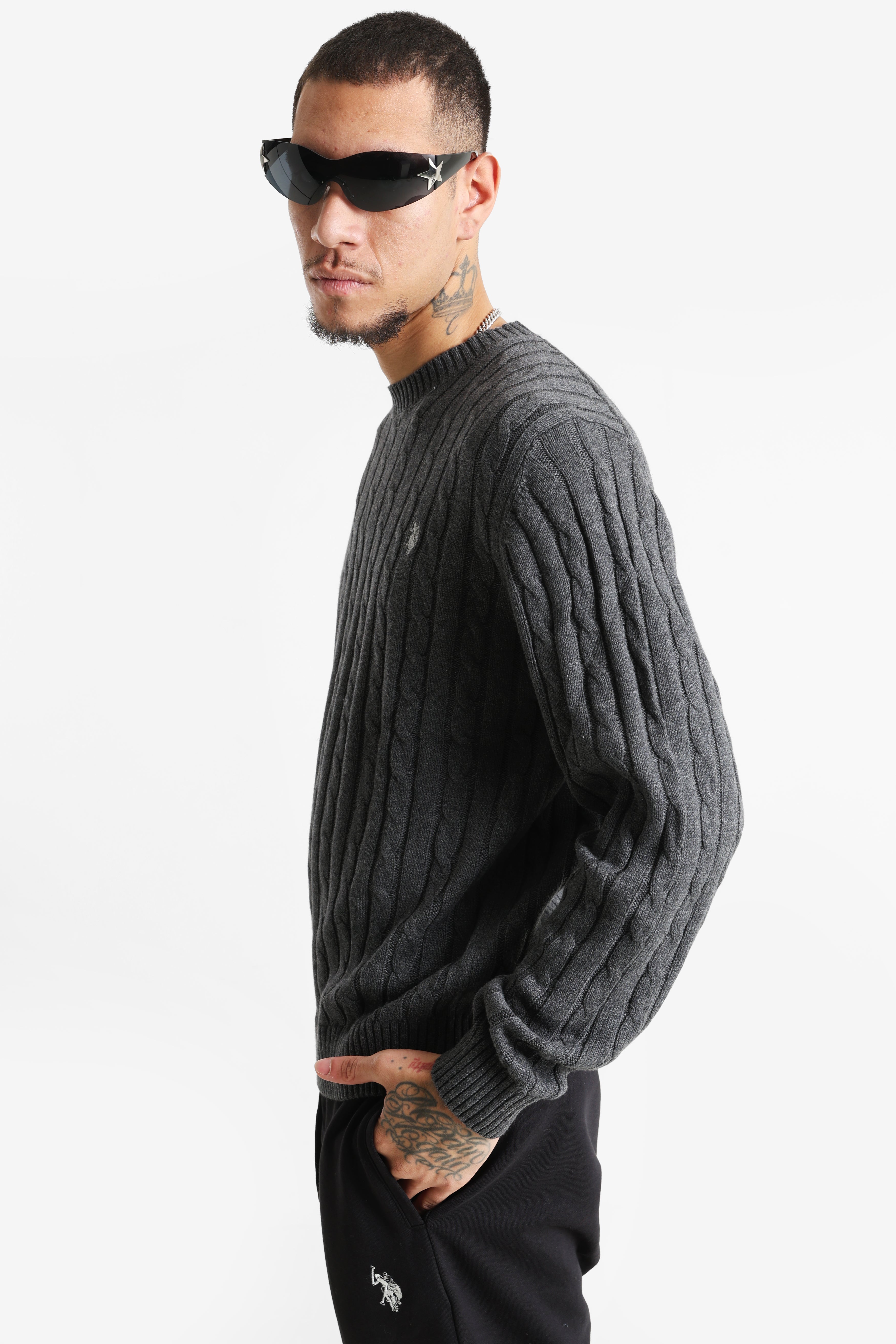 Bert pull en tricot - Grey