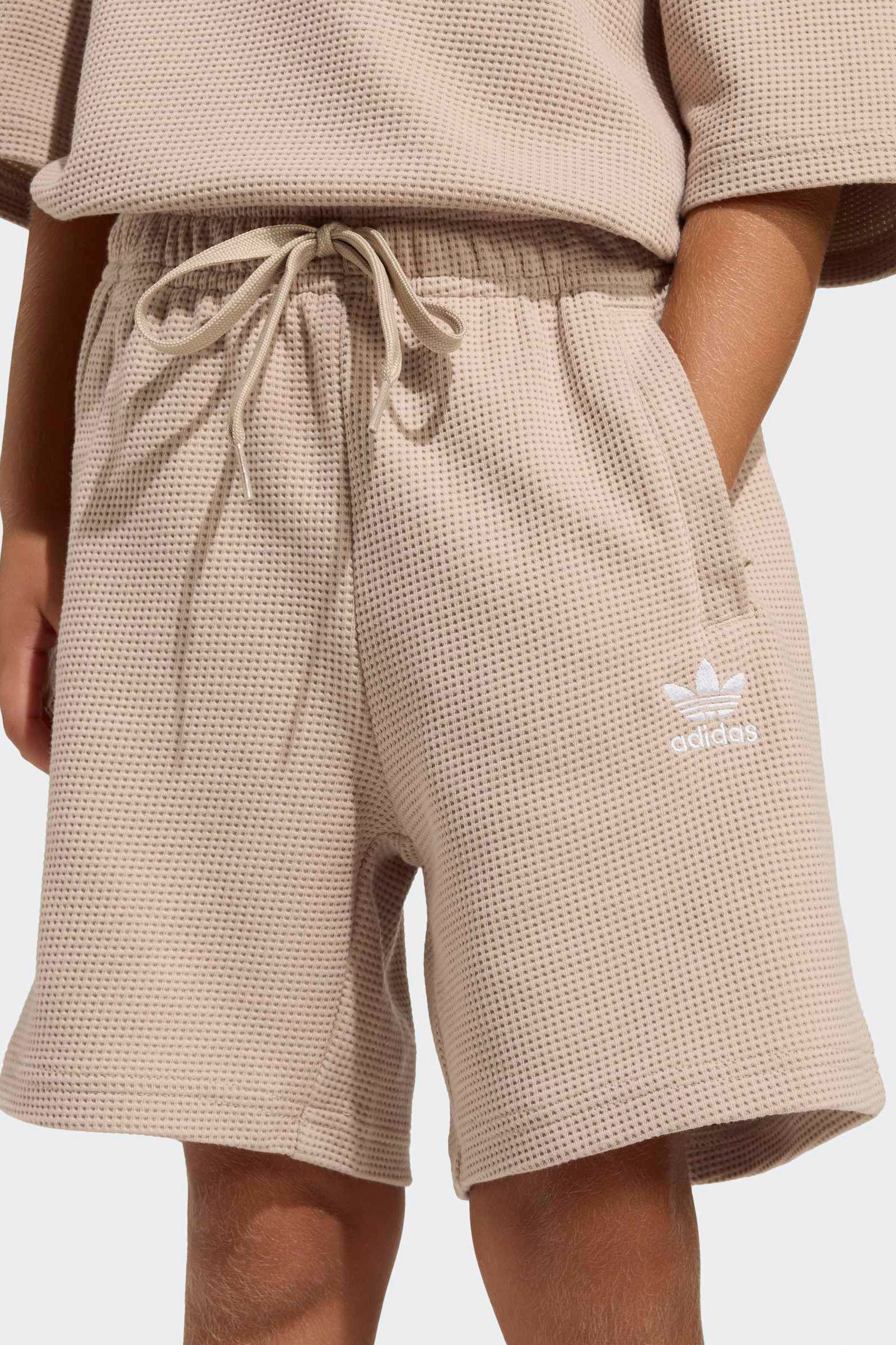 Kids-Set mit Waffelstruktur - Stone Khaki