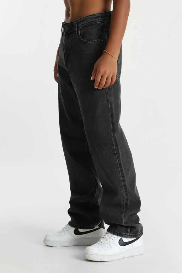 Chris Relaxed Fit Jeans - Black Denim