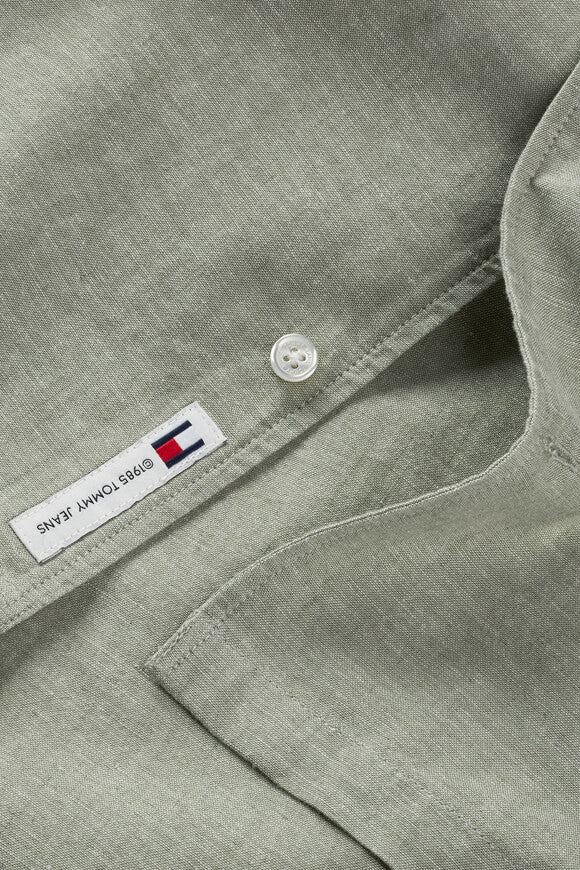 Camicia in lino - Verde Aruba