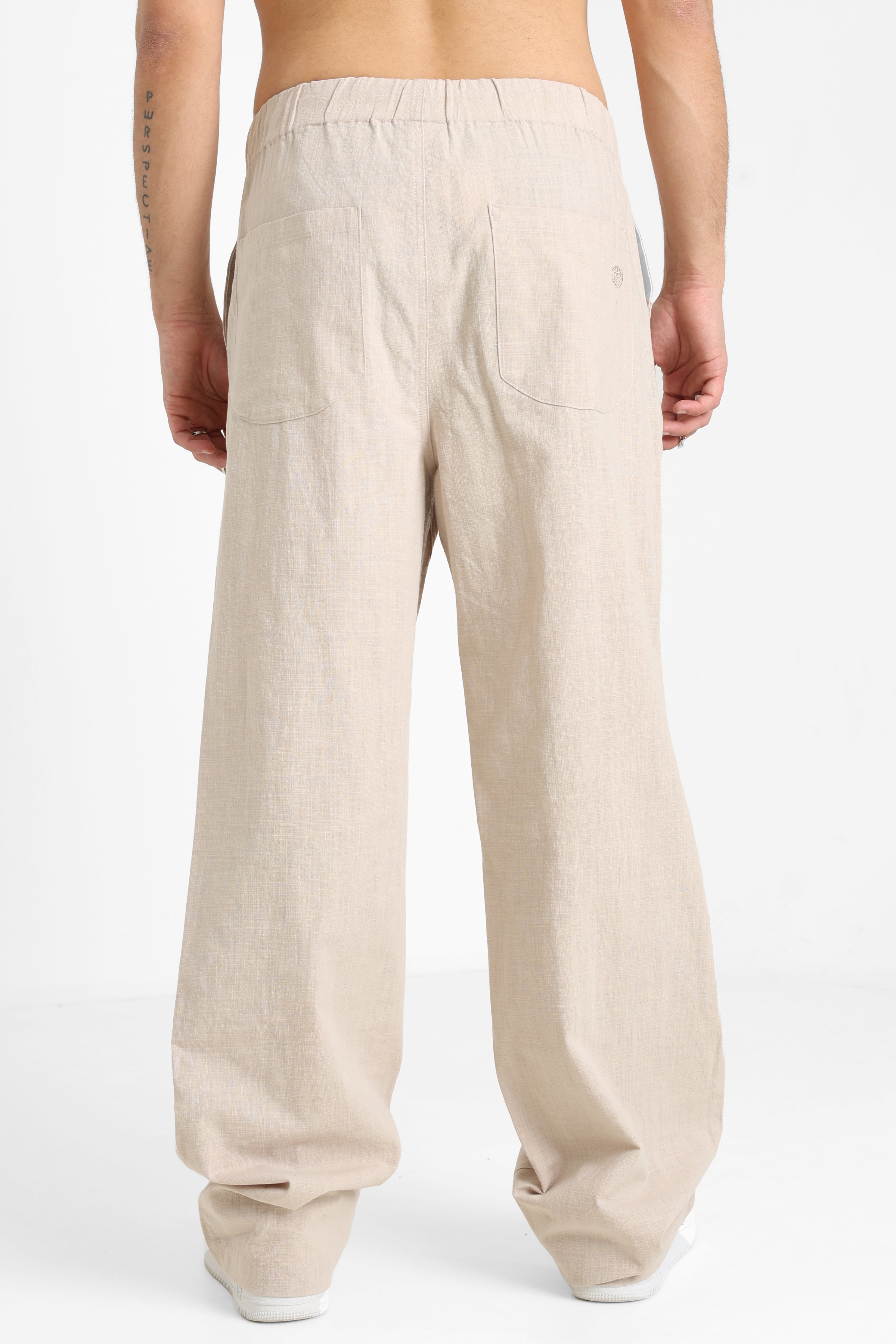 Leinenhose - Beige