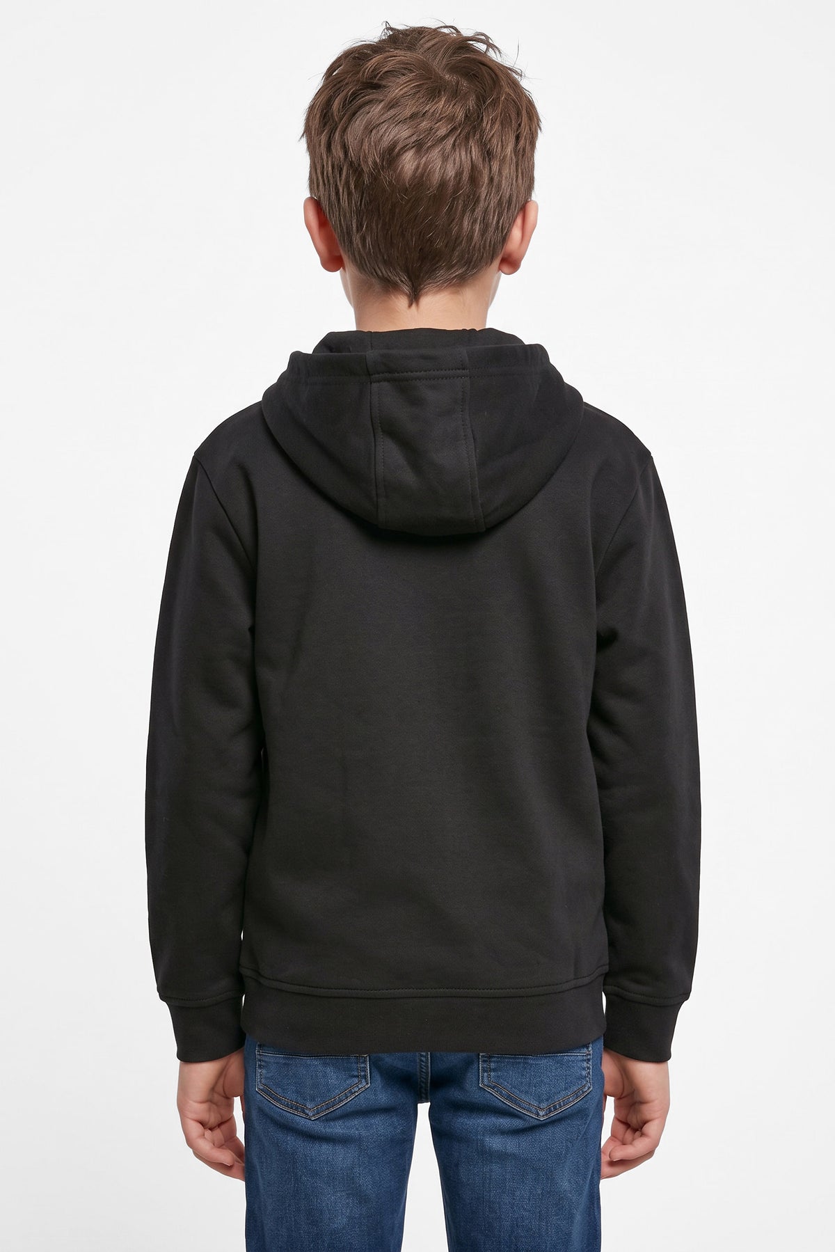 Kapuzensweatjacke - Black