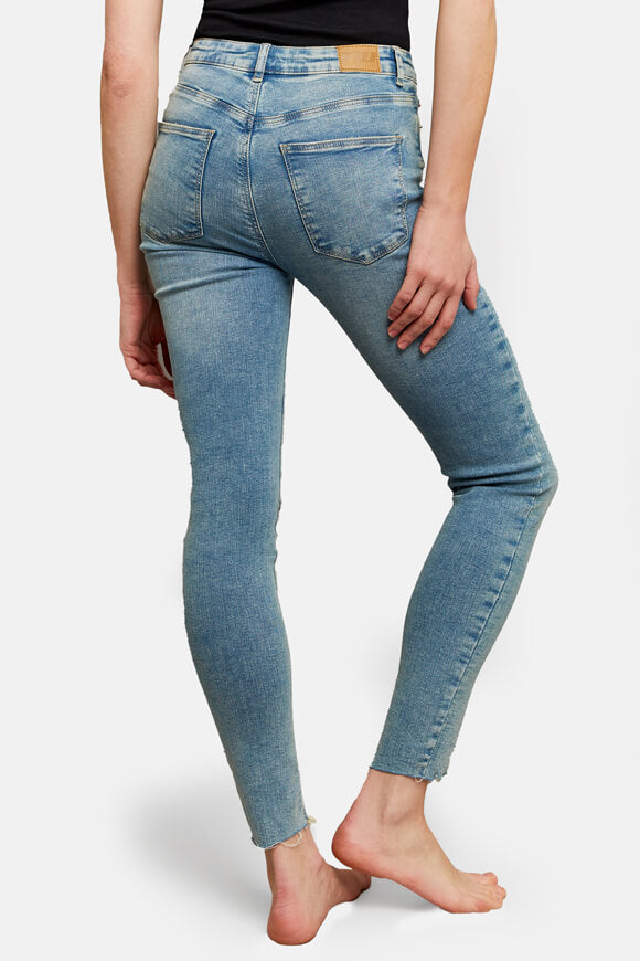 High Waist Skinny Jeans - Blue Medium Used
