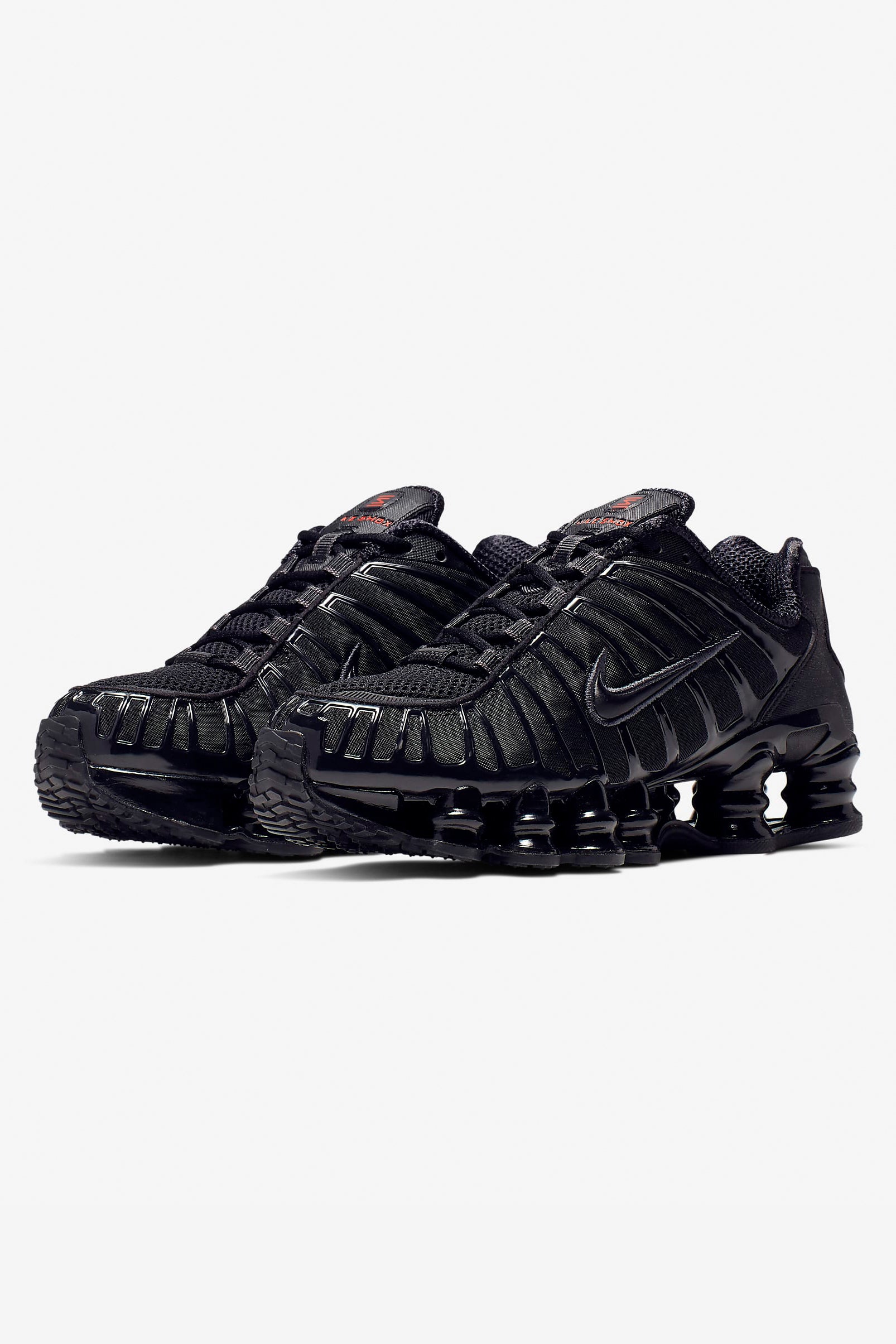 Shox TL sneakers - Black + Metallic Hematite + Max Orange