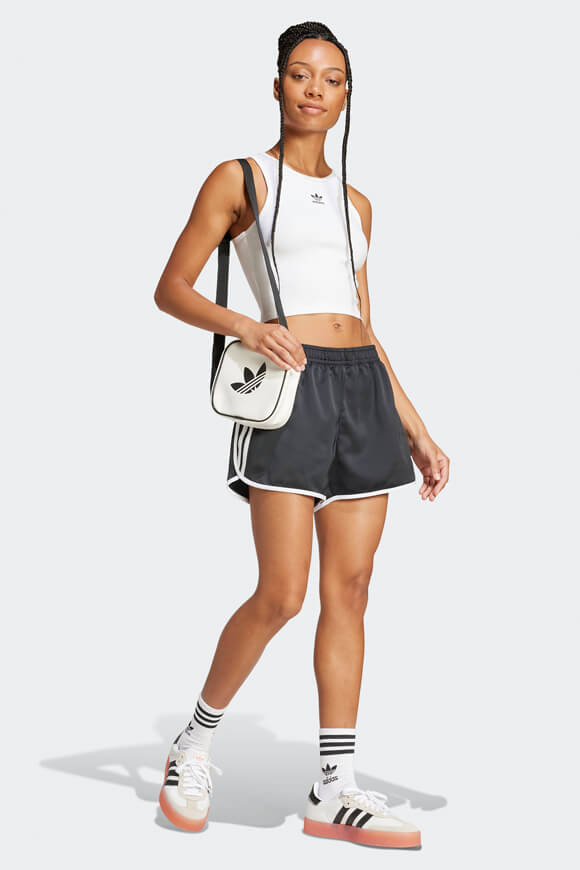 Débardeur côtelé Crop - Blanc