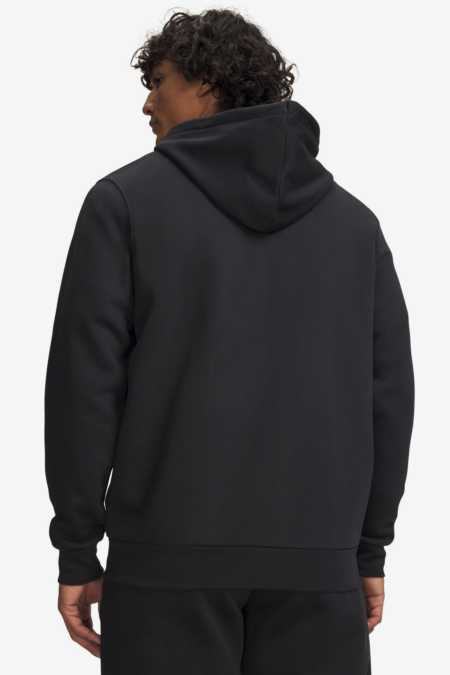 Kapuzensweatjacke - Black