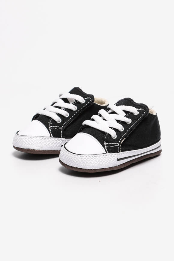Chuck Taylor All Star Baskets pour bébé - Noir + Ivoire naturel + Blanc