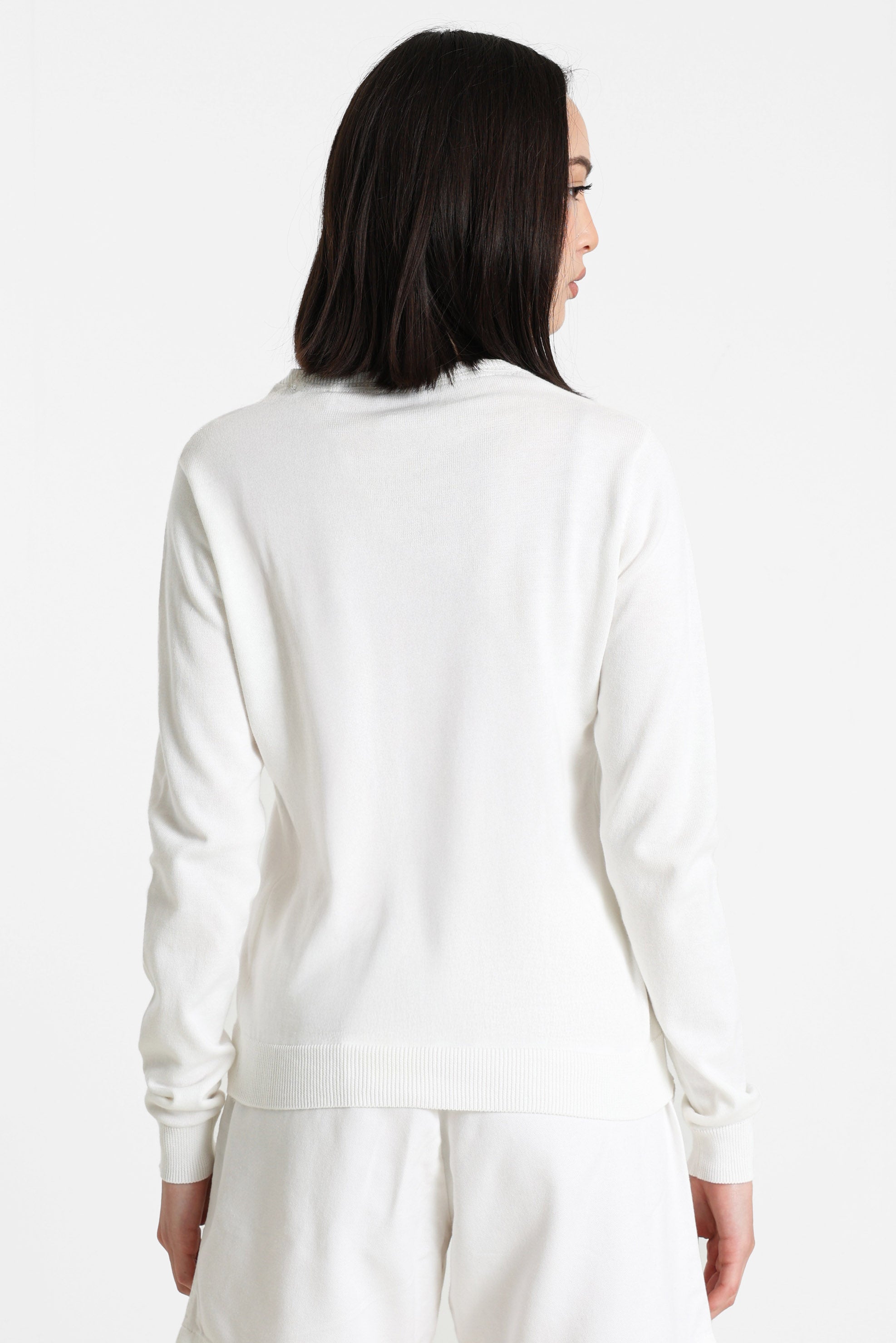 Sera fine knit sweater - Offwhite