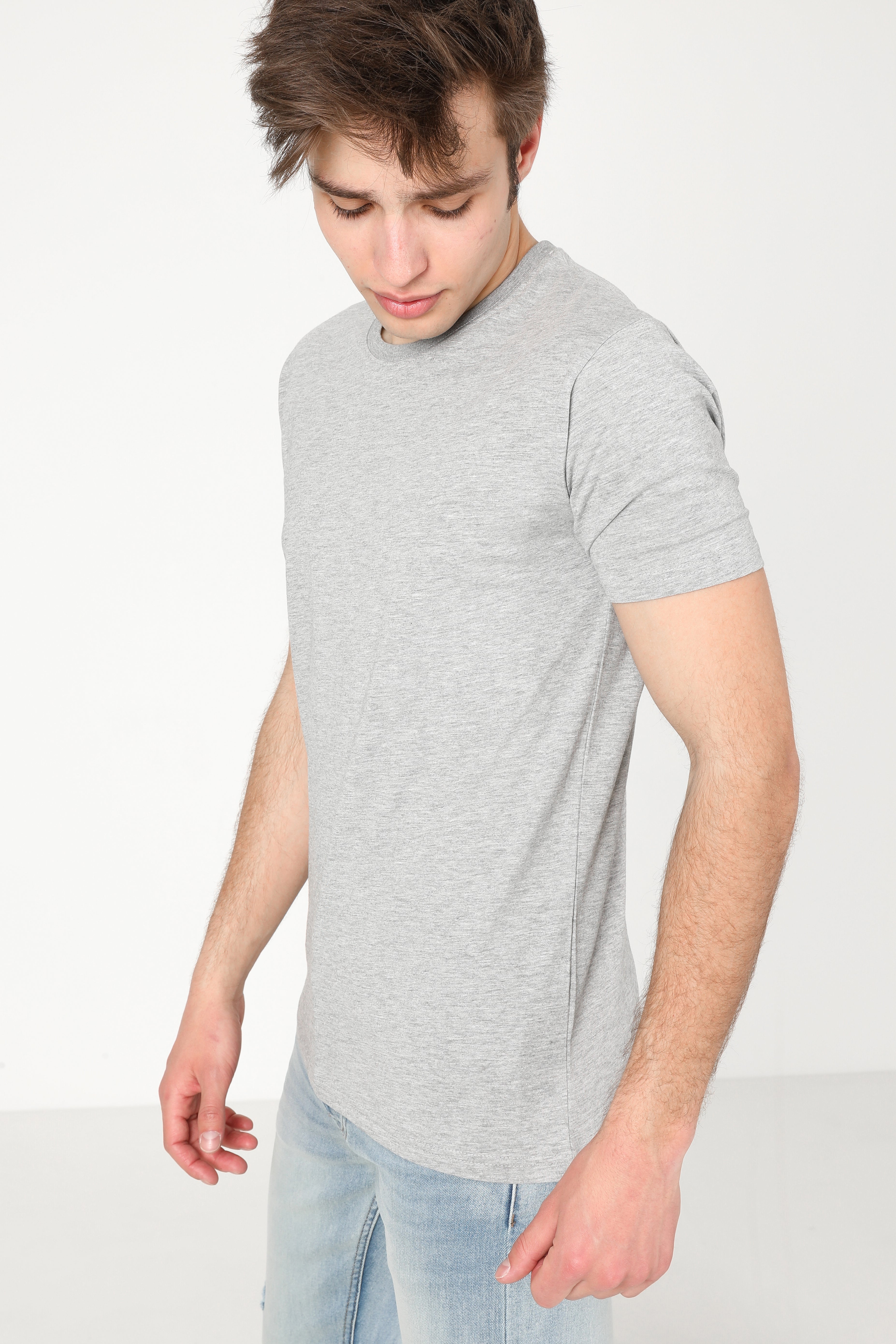 T-shirt - Gris chiné