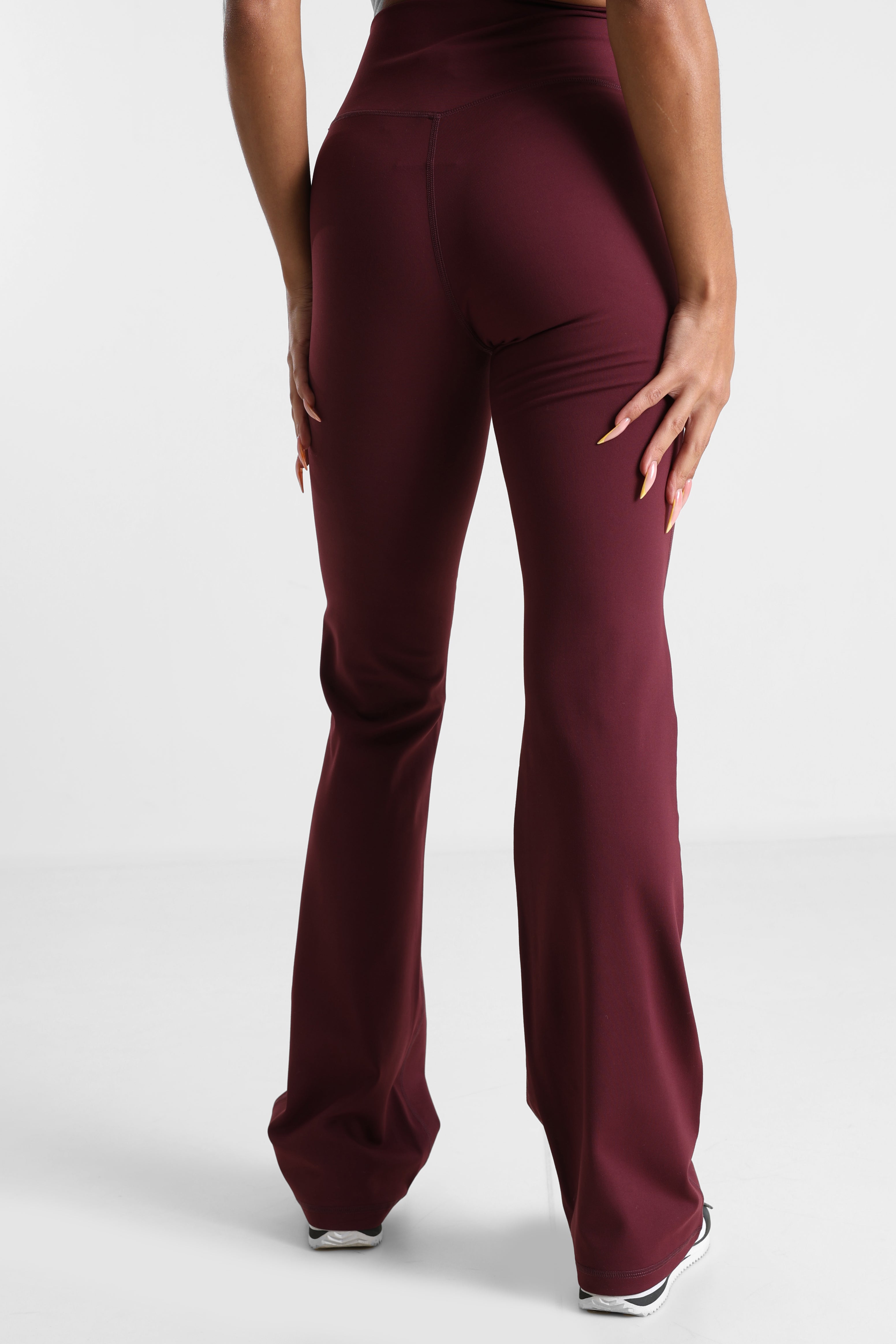 Bootcut Leggings - Bordeaux