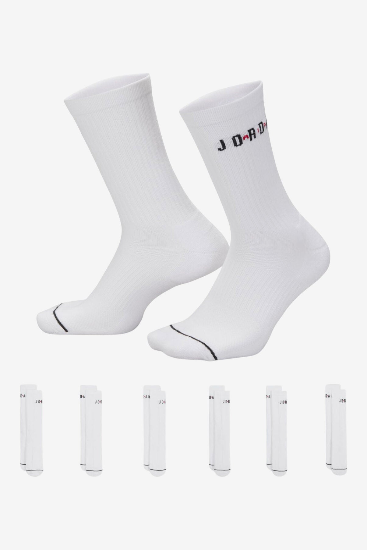 Sechserpack Socken - White