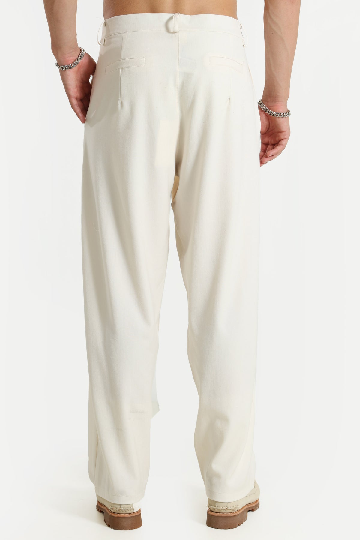 Stoffhose - Light Beige