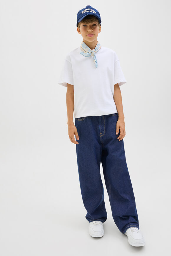 Ron Extra Baggy Fit Jeans - Dark Blue Denim