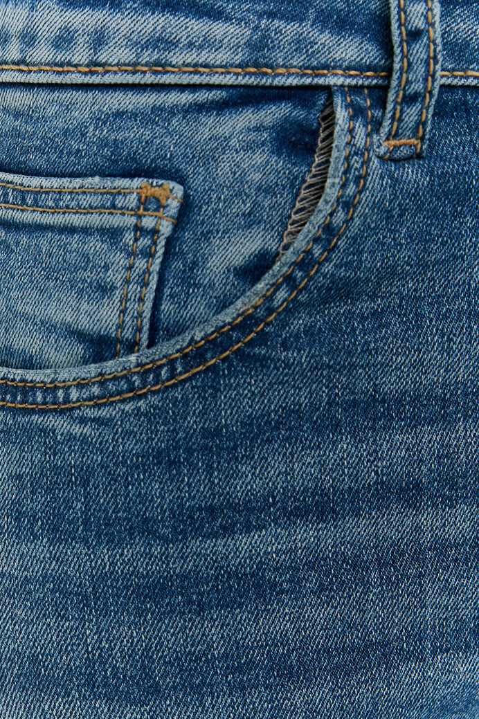 Jeans flare push-up - Medium Indigo Wash
