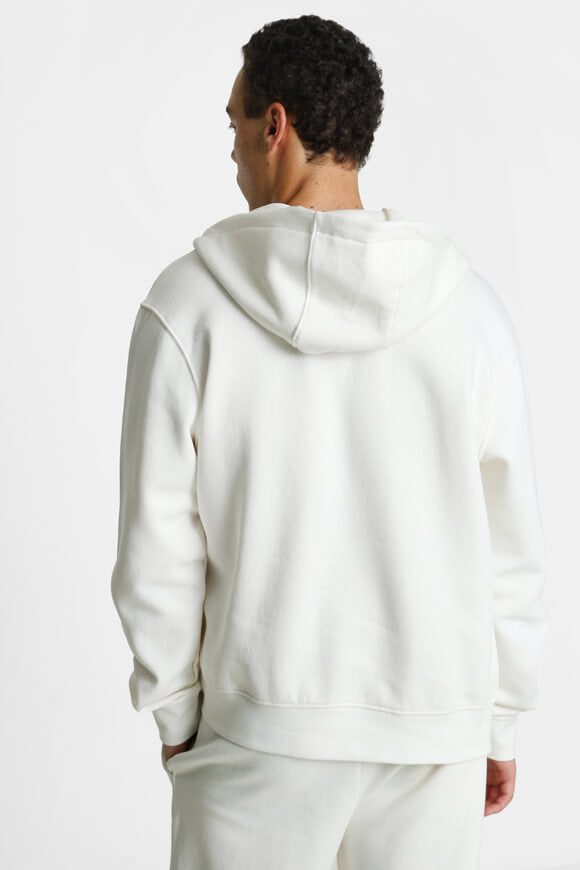 Kapuzensweatjacke - Ecru