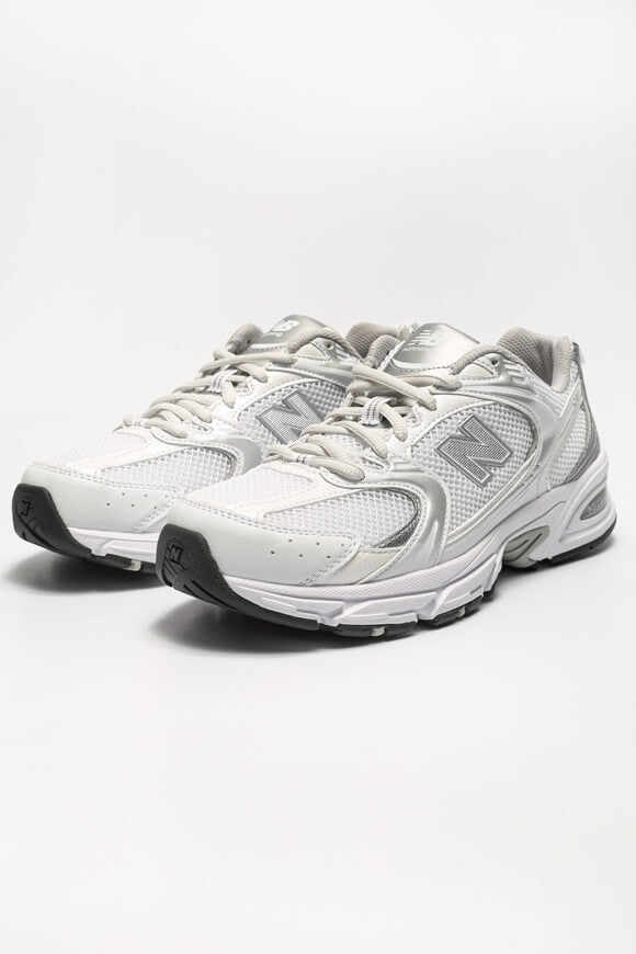 MR530 Sneaker - White + Silver