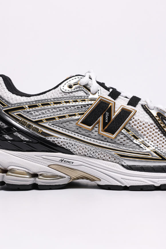 Sneaker M1906 - Nero + Argento metallizzato + Bianco