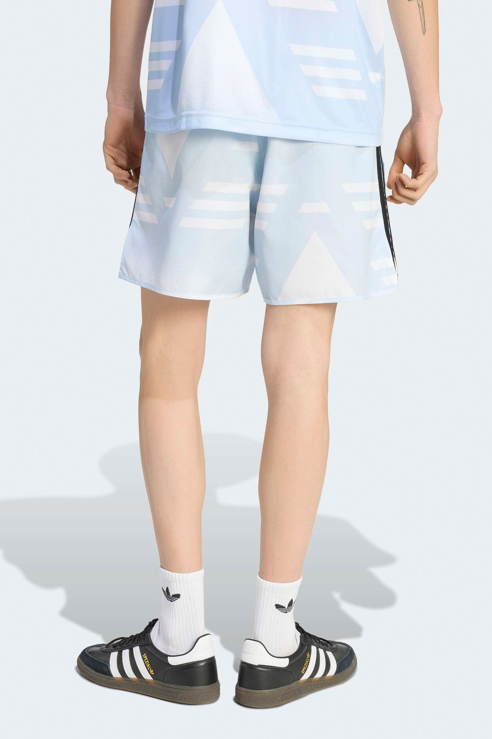 Trainingsshorts - White + Blue