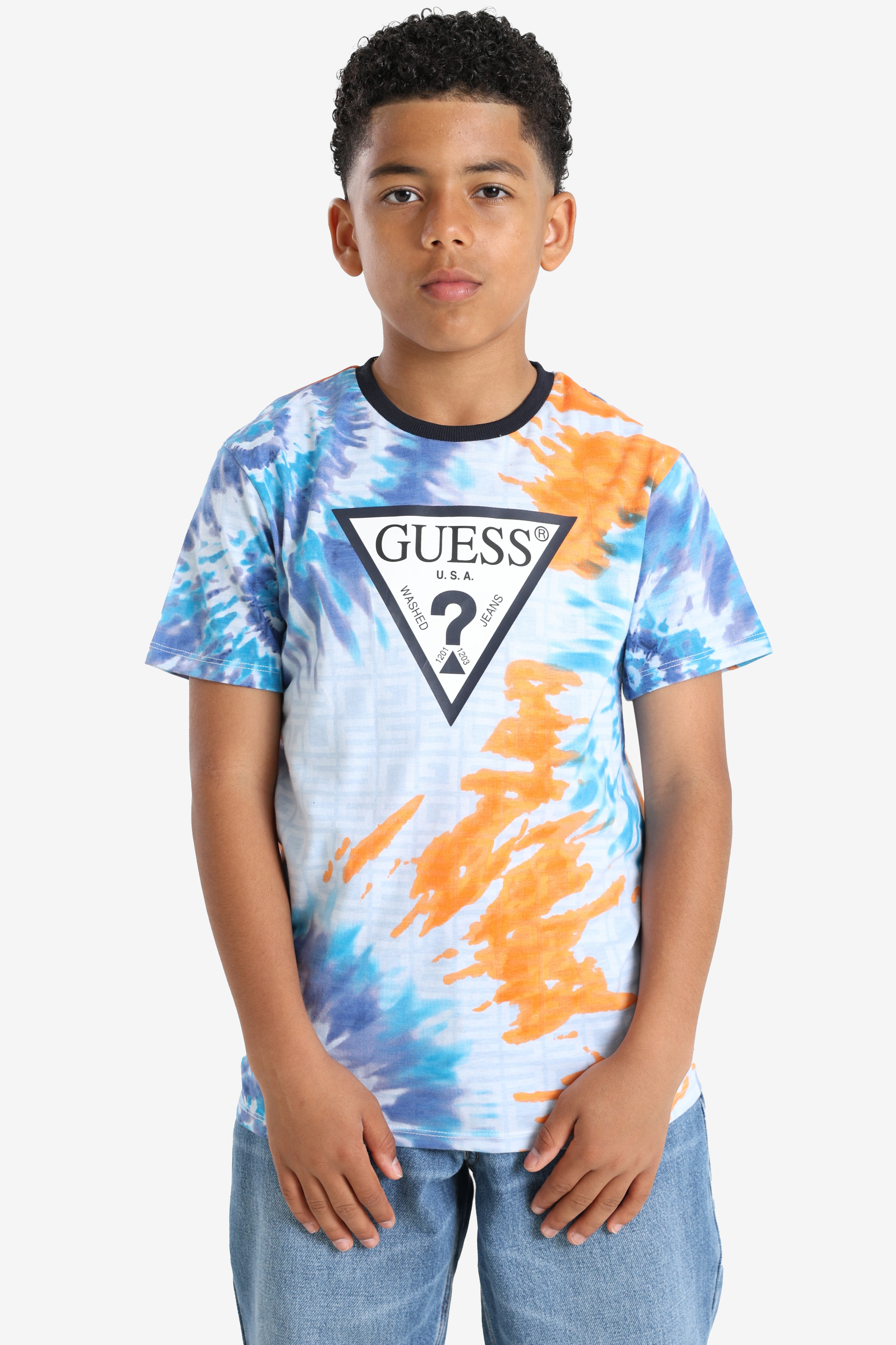 T-Shirt - Blue + Orange