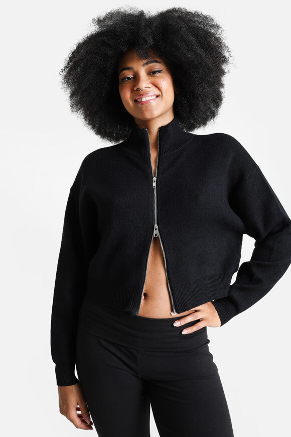 Strickjacke - Schwarz