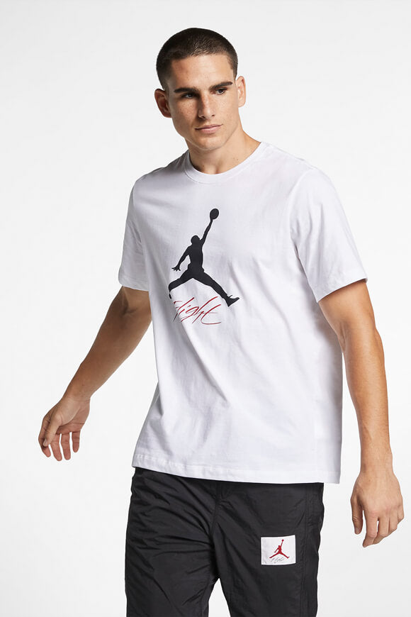 T-shirt Jumpman Flight - Blanc