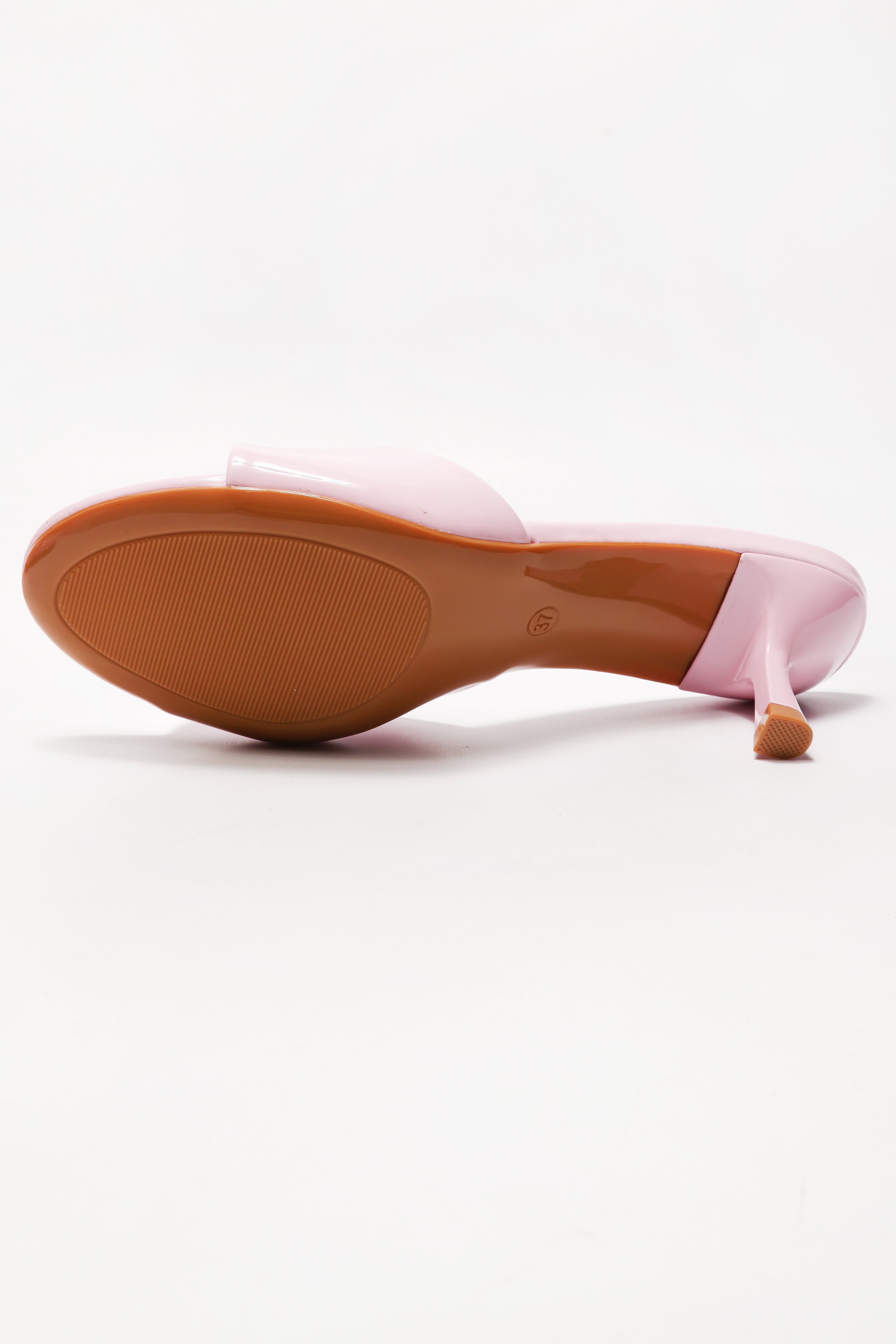 Lack Mules - Light Pink