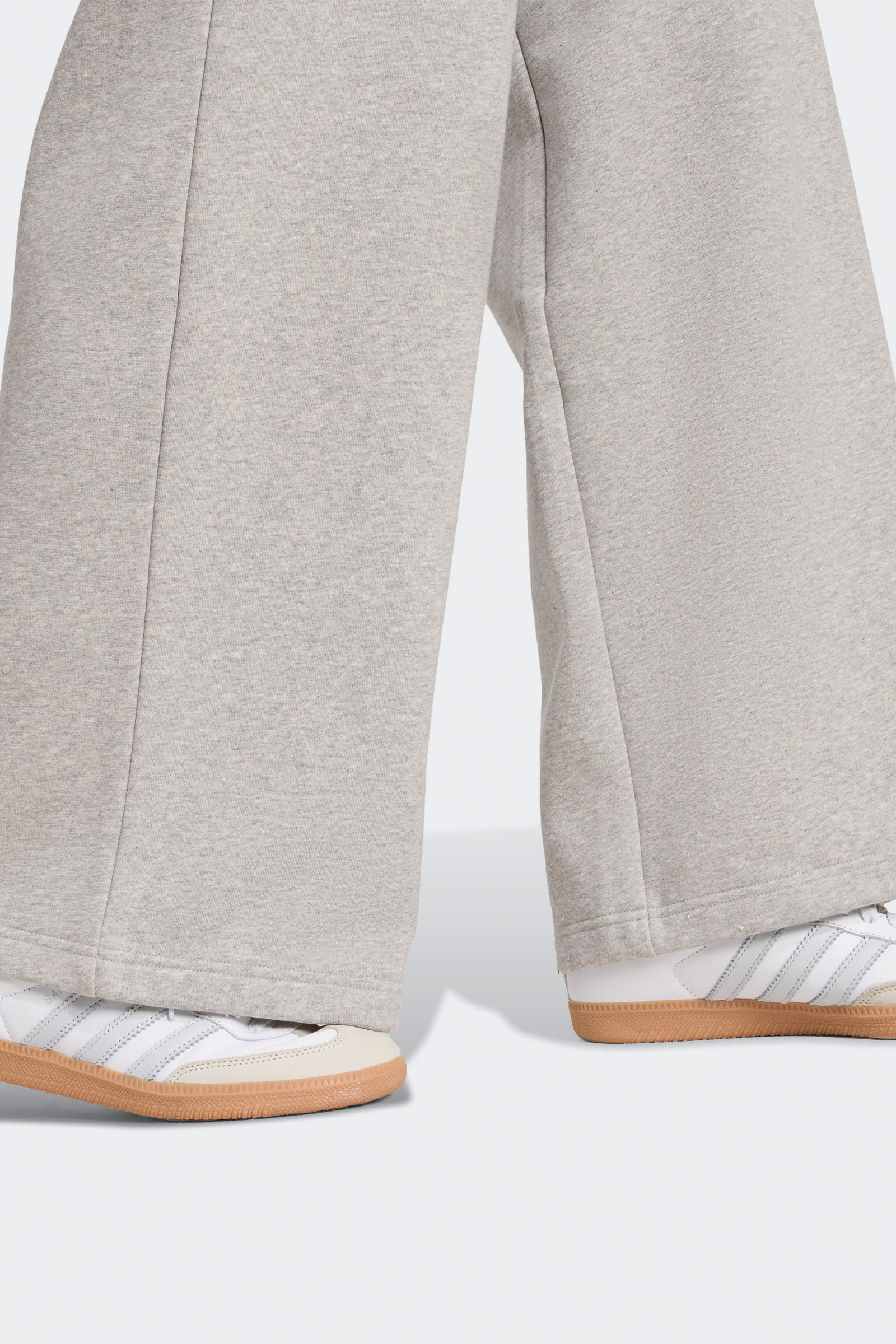 Wide Leg Sweathose - Medium Grey Heather