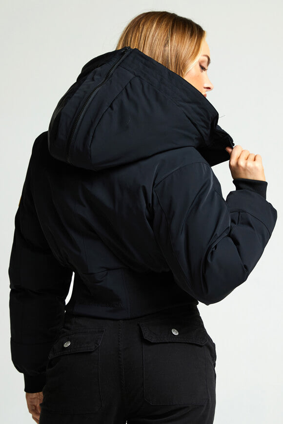 Veste aviateur matelassée Ossani - Jet Black