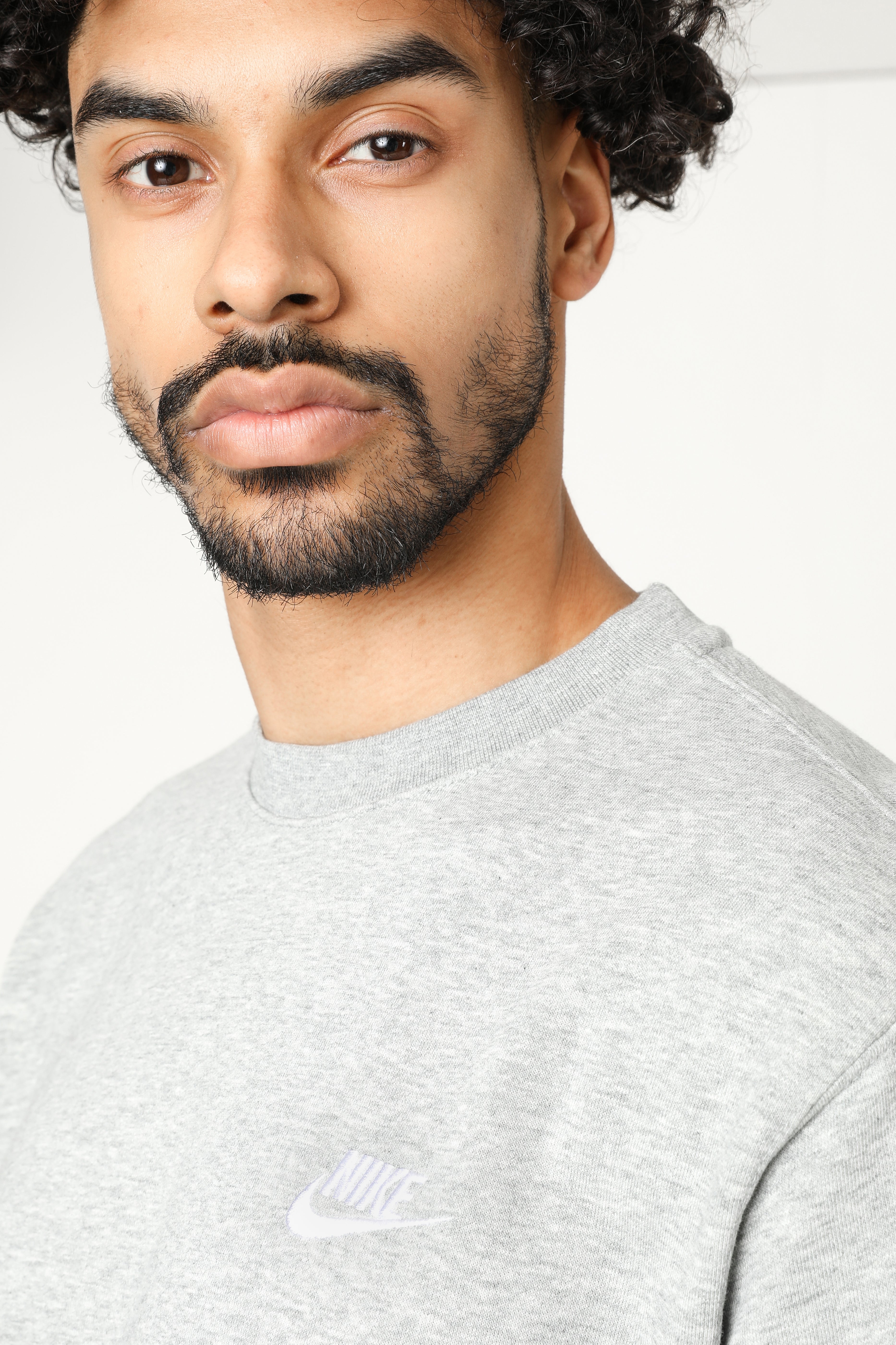 Sweat-shirt - gris chiné