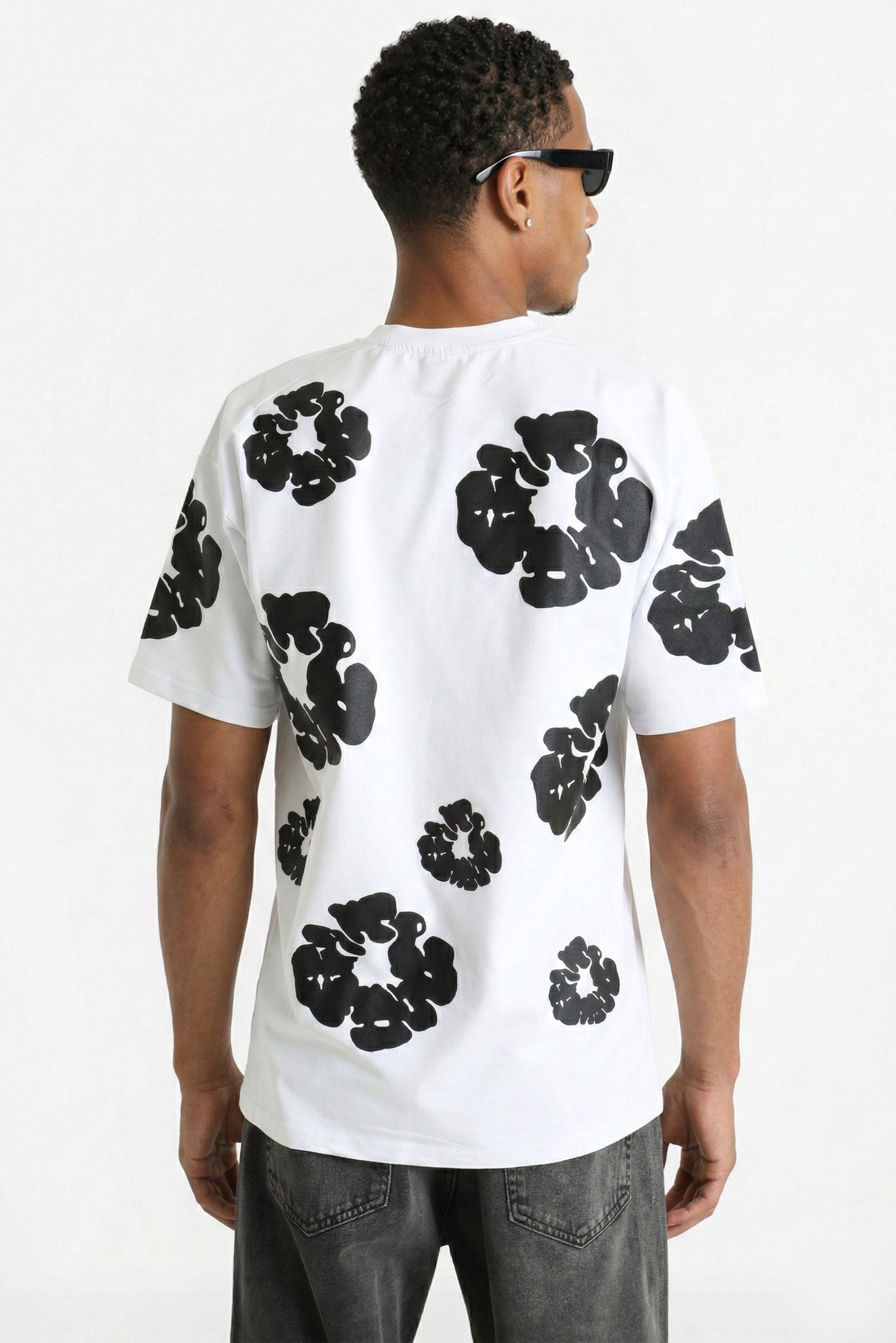 T-Shirt - White + Black