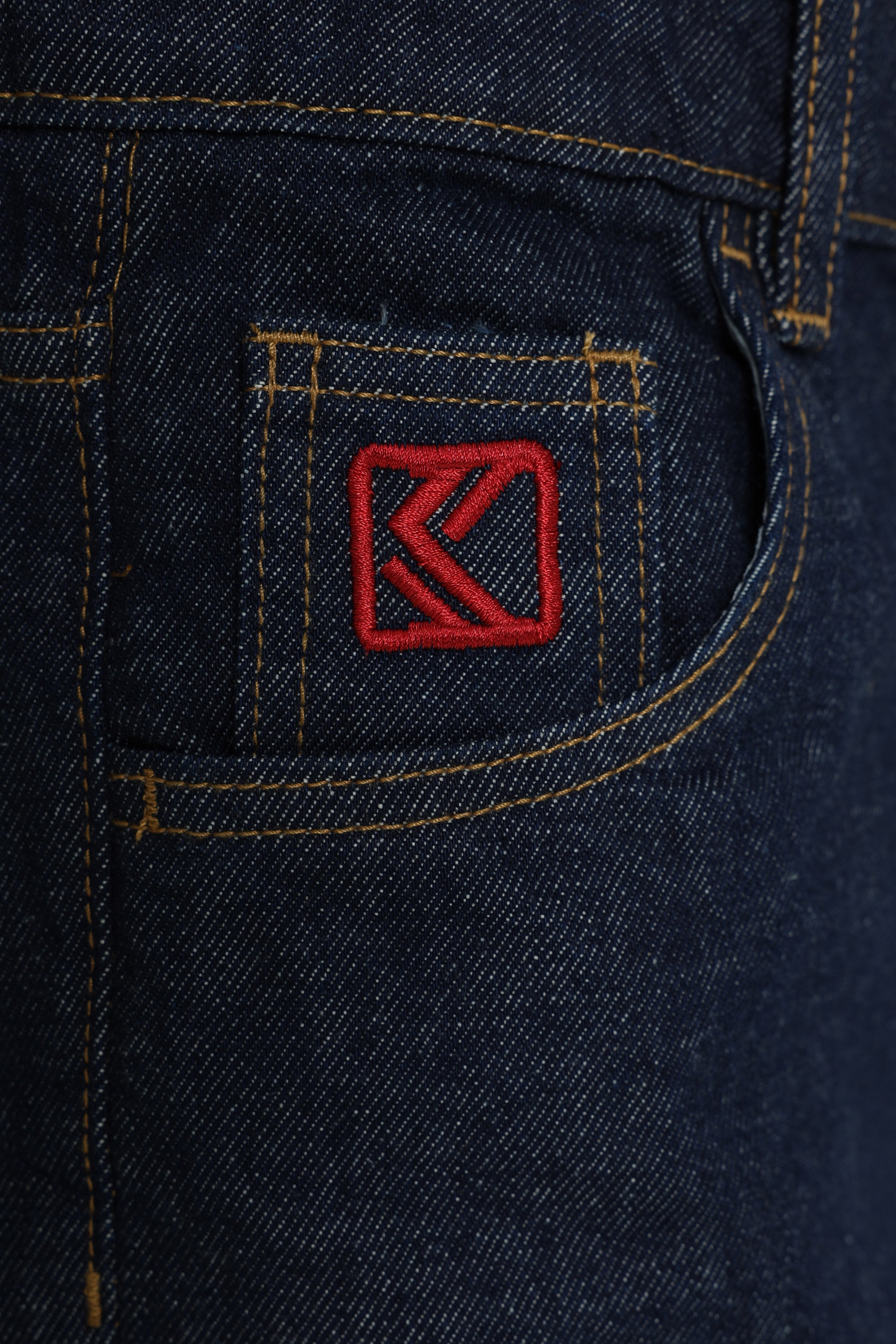 Baggy fit jeans - Rinsed Blue