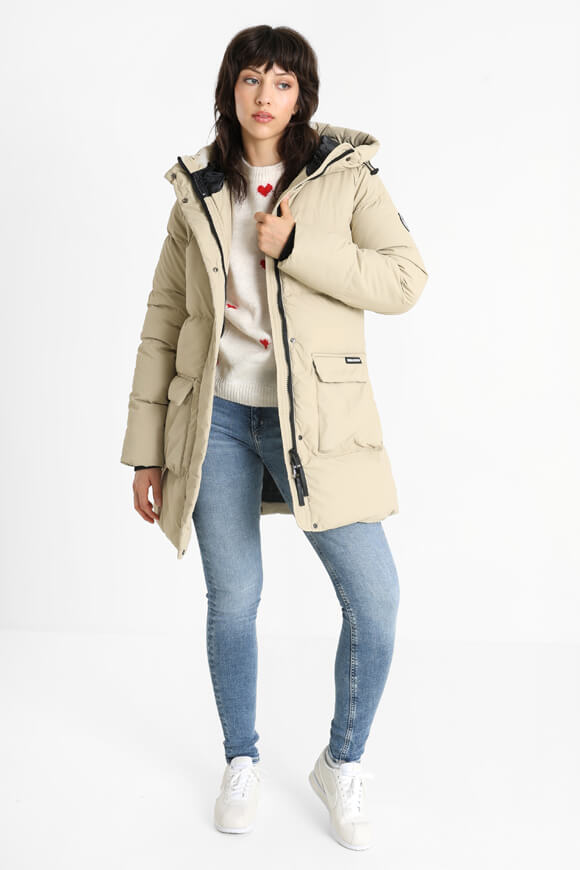 Manteau bouffant - Beige